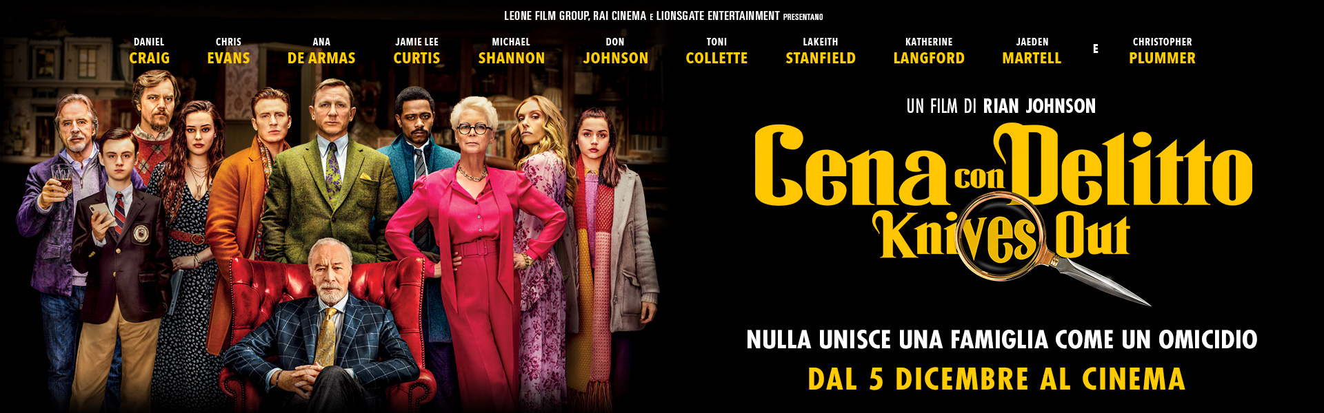 KNIVES OUT – CENA CON DELITTO